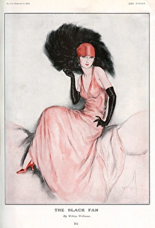 Alluring Gallery: The Black Fan by Wilton Williams