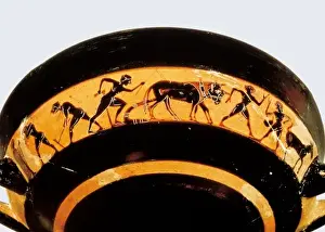 Figured Prints: Black-figured cup