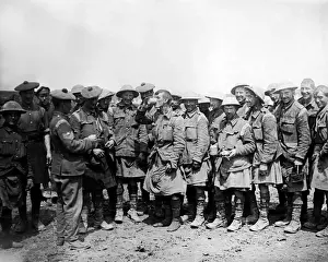 Issue Prints: Black Watch with issue of rum, Western Front, WW1