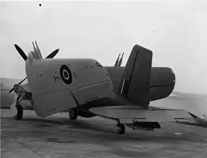 Blackburn B-46 Firebrand TF4 with wings folded