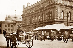 Blackburn Market Place early 1900s