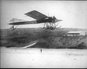 Monoplane Prints: Blackburn Mercury I monoplane flying at Filey