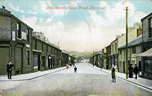 Moors Prints: Blackburn Road, Great Harwood, Lancashire