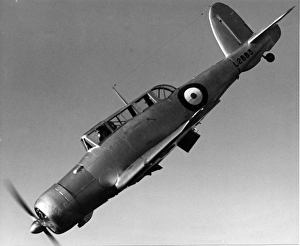 Secondflight Gallery: Blackburn Skua diving with brakes extended The Skua nev