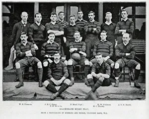 Thomson Prints: Blackheath Rugby Team, outdoor sporting portrait