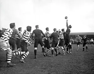 Images Dated 6th February 2012: Blackheath v Rosslyn Park rugby match