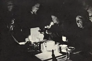 Images Dated 25th October 2017: Blackout, meal by candlelight, 1949