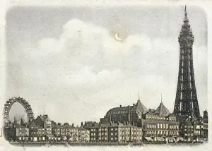 Black Pool Prints: Blackpool / Big Wheel 1905