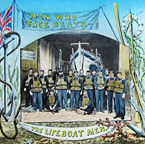 Blackpool Lifeboatmen Victorian period