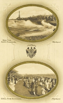 Blackpool - South Promenade & Clifton Park Racecourse