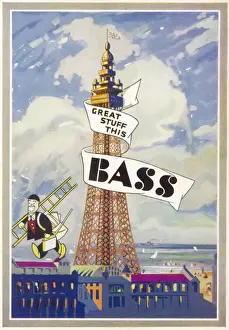 Black Pool Prints: Blackpool / Tower / Bass