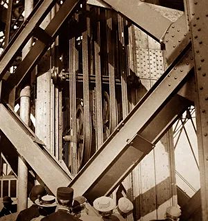 Blackpool Tower lift mechanism, early 1900s