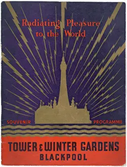 Programme Prints: Blackpool Tower and Winter Gardens souvenir programme