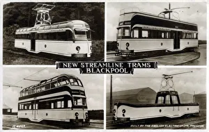 Images Dated 4th December 2019: Blackpools Tram Cars