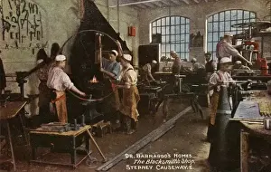 Facilities Prints: Blacksmiths Shop at Barnardos Home, Stepney Causeway