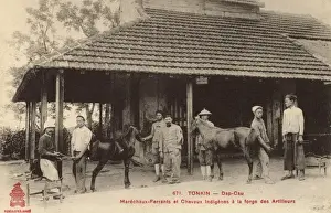 Blacksmiths Prints: Blacksmiths Shop - North Vietnam