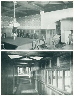 Corridor Prints: Blackwell, Lake District, Dining Room, Corridor
