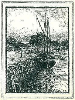 Masted Prints: Blakeney Quay