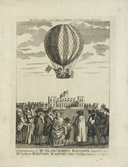 Images Dated 7th November 2011: Blanchards balloon ascent, Little Chelsea
