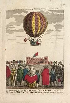 Images Dated 7th December 2011: Blanchards balloon ascent, Little Chelsea