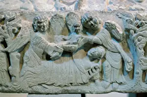 Blanche Prints: Blanche of Navarre (1137-1156). Death of the Queen giving bi