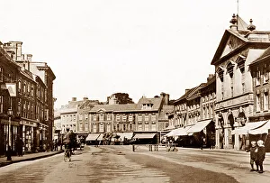 Blandford Forum Market Place early 1900s