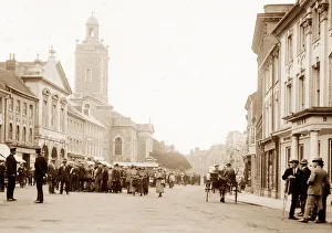 Blandford Forum Market Place early 1900s