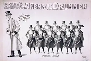 Blaney Prints: Blaneys extravaganza success, A female drummer