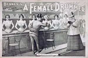 Blaneys latest musical comedy, A female drummer