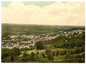 Hartz Prints: Blankenburg, from the Ziegenkopf, Hartz Mountains, Germany