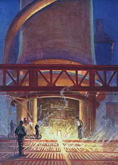 Hole Prints: A Blast Furnace in Action
