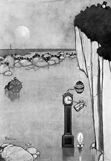 Grandfather Gallery: Blasting Limpets by William Heath Robinson