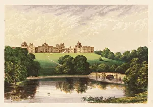Mansion Prints: Blenheim Palace, Oxfordshire, England