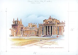Blenheim Prints: Blenheim Palace, Woodstock
