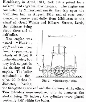 Blenkinsop Locomotive, 1812