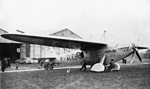 Bleriot 110 Named Joseph Le Brix Parked