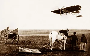 Aviator Collection: Bleriot flight, Toury to Artenay, 31st October 1908