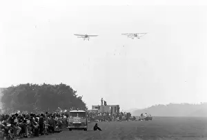 Bleriot XI (left)