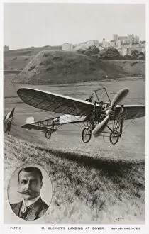 Bleriots landing at Dover after his cross-channel flight