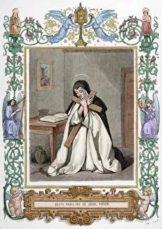 Images Dated 29th June 2014: Blessed Mariana of Jesus. Spanish tertiary of the Order of M
