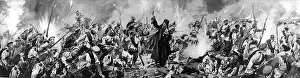Blessing the charging troops: A Russian priest on the field