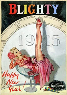Lace Collection: Blighty magazine cover, Christmas 1945