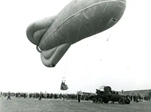 Waltham Prints: Blimp at the 1951 Royal Aeronautical Society Garden Part?