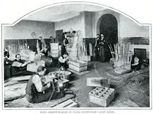 Blindness Prints: Blind Basket-Makers in London 1900