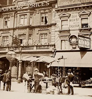 Beggar Prints: The Blind Beggar Bethnal Green London Victorian period