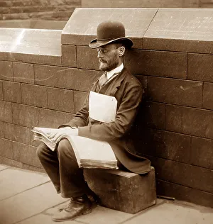 Blind Collection: A blind bible reader, Victorian period