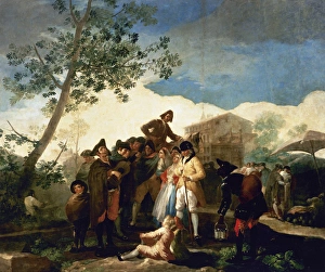Images Dated 20th September 2016: The Blind Guitarist, 1778, by Francisco de Goya