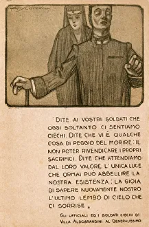 Blind Collection: Blind Italian soldier - WWI