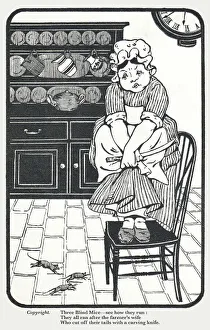 Interpretation Prints: Three Blind Mice