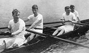 Blind Collection: Blind soldiers regatta at Putney, WW1